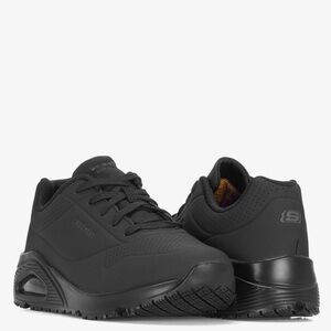 Skechers Uno Slip Resistant Lace Up Athletic Work Shoes Sz 8